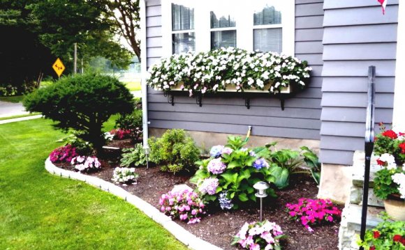 Flower bed ideas for front of