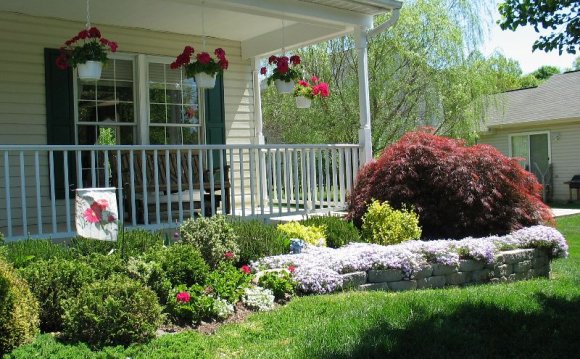 Front of the house landscaping