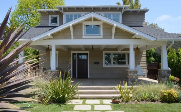 Craftsman, Front, Porch, Swing