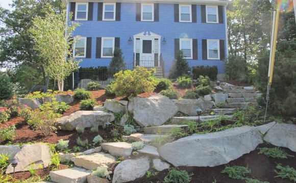 Sloping Front Yard, Granite