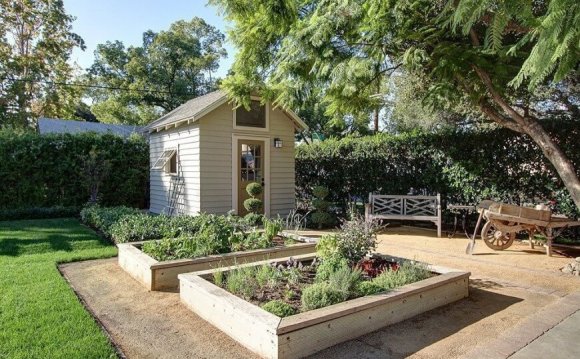 Backyard raised Garden ideas