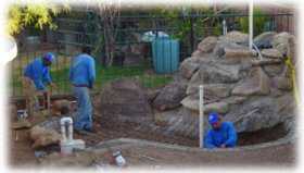 building a water feature