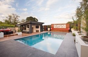 contemporary pool house design ideas modern garden landscape