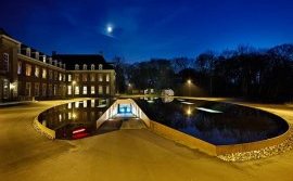 Entrance to the car park/water feature at Heemstede Hageveld Estate. Photography credit: Pieter Kers