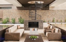 gabion retaining wall ideas patio decorating house exterior