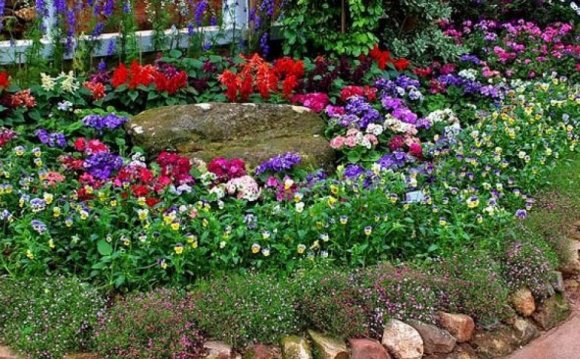 Backyard flower Gardens Ideas