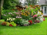Backyard flower Garden