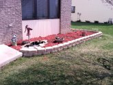 Landscaping around house