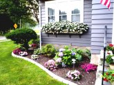 Simple flower bed Landscaping ideas