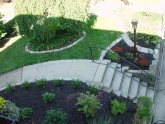Sloping front yard Landscaping ideas