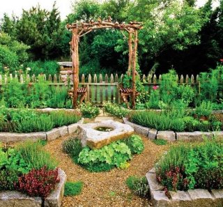 vegetables herbs garden ideas wooden garden fence wooden pergola