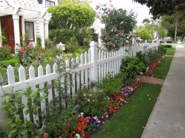 White, Fence Landscaping Network Calimesa, CA