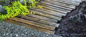 Wooden Plank Walkway